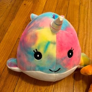 Squishmallow narwhal rainbow